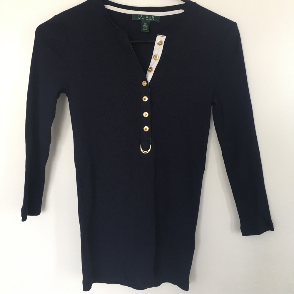 RALPH LAUREN LONG SLEEVE TOP